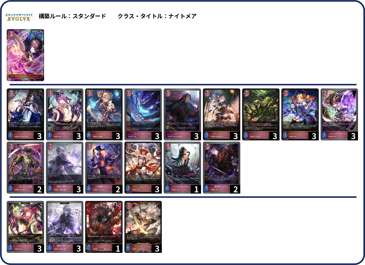 ハウリングデーモン deck list