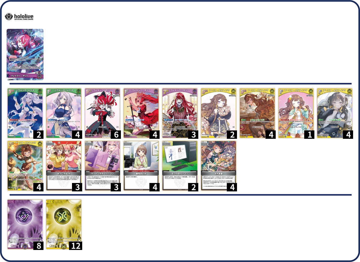 デッキコード「4A609」のデッキ | DECK LOG（デッキログ）