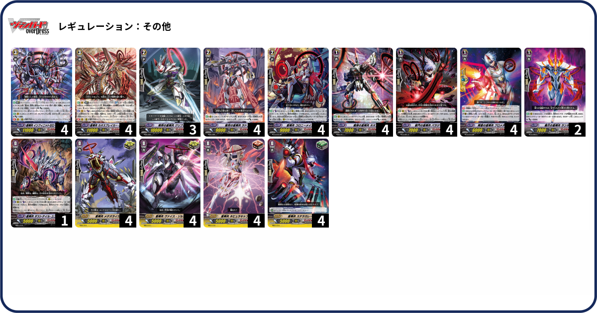 デッキコード「4D5V」のデッキ | DECK LOG（デッキログ）