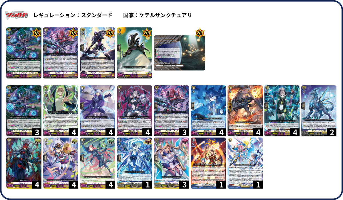 確認用 RRデッキ デッキコード「4DN3H」のデッキ | DECK LOG（デッキログ）