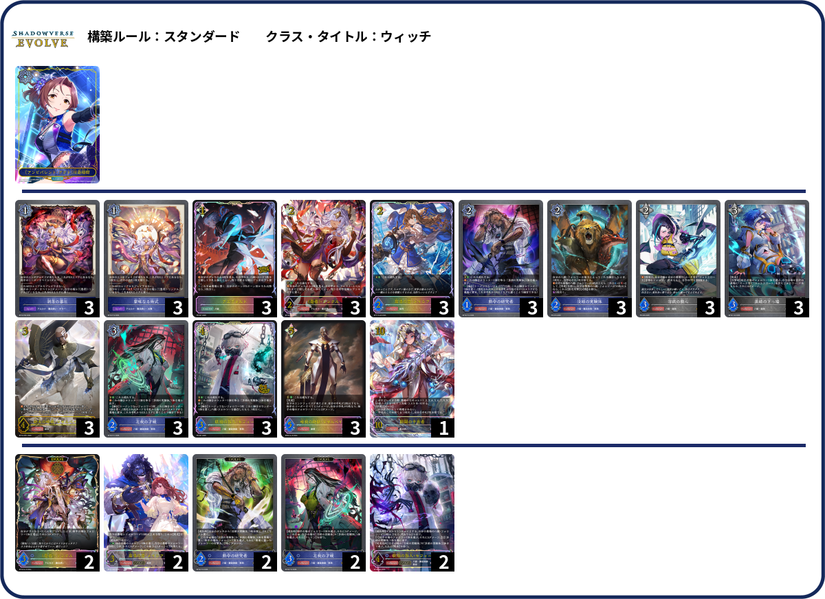 はっち deck list