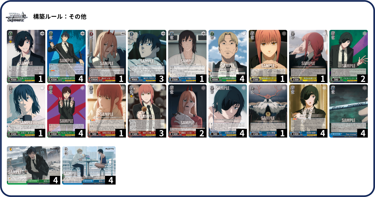 WS　ログホライズン　4扉4門　デッキ WS ログホライズン 4扉4門 デッキ - メルカリ