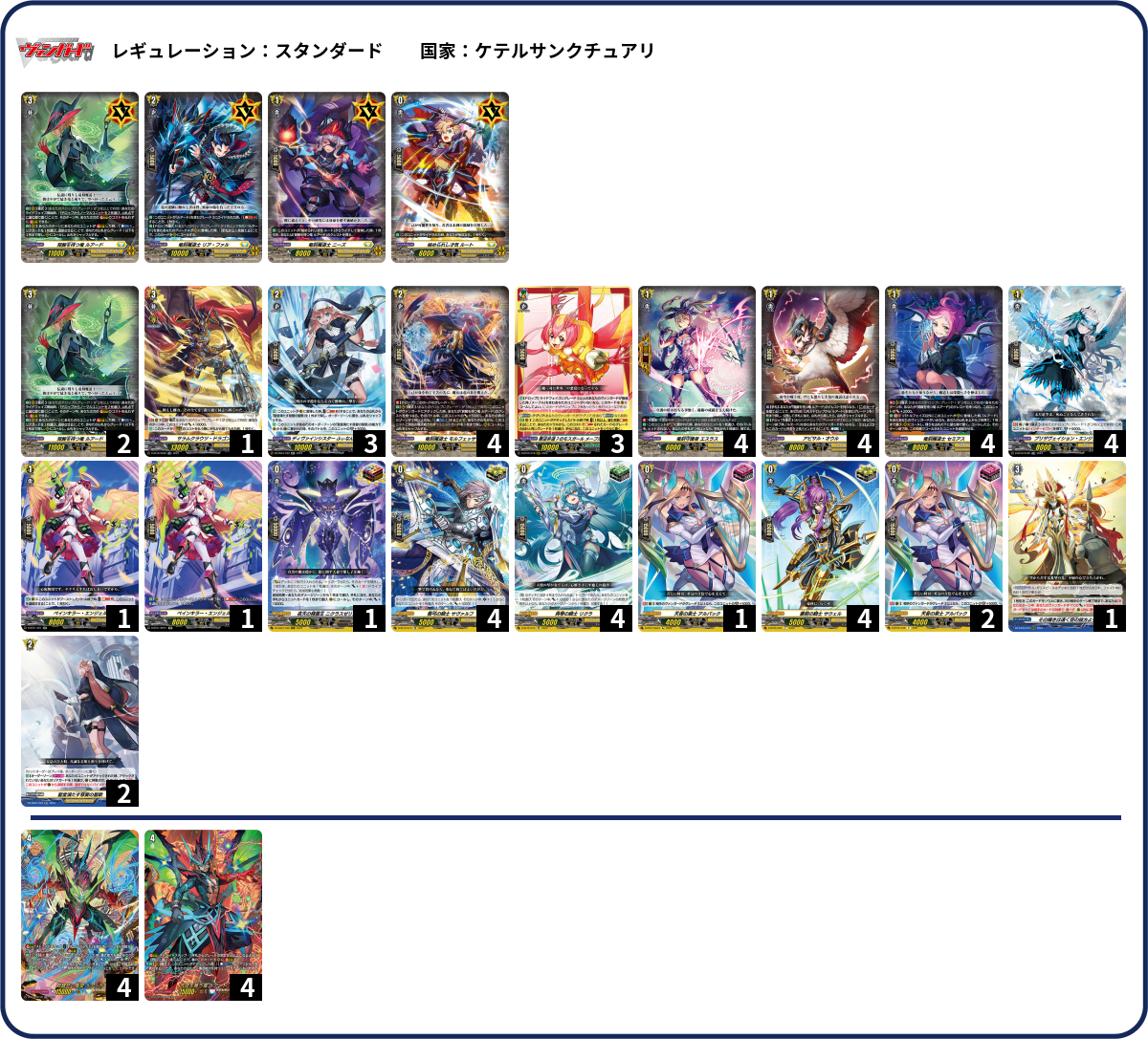 デッキコード「4X4T1」のデッキ | DECK LOG（デッキログ）