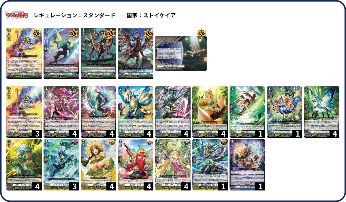 デッキコード「4YCA4」のデッキ | DECK LOG（デッキログ）