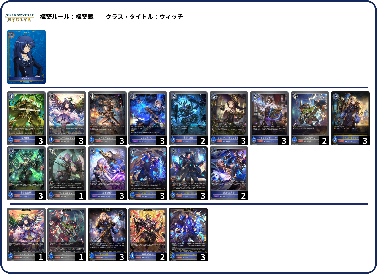 機械W list