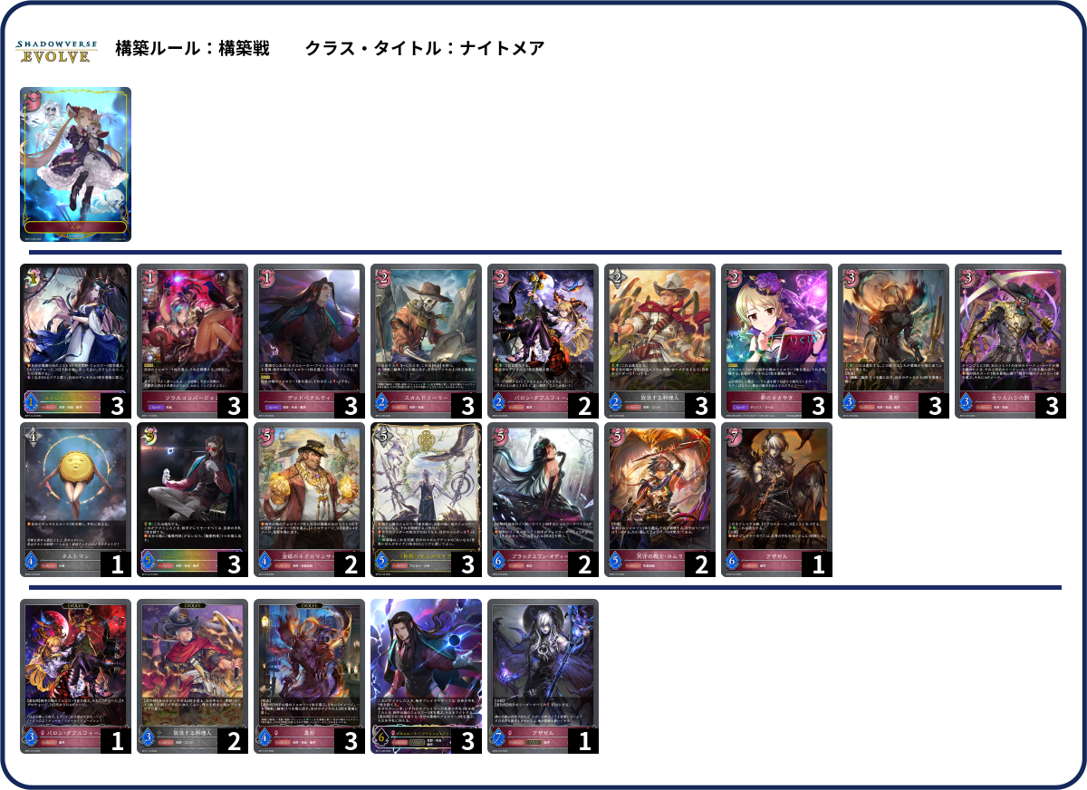 デッキコード「52TG1」のデッキ | DECK LOG（デッキログ）