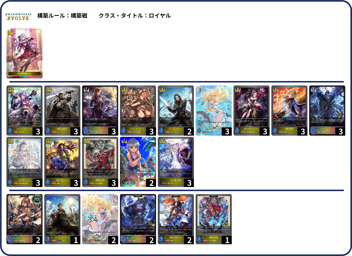 デッキコード「54G7A」のデッキ | DECK LOG（デッキログ）