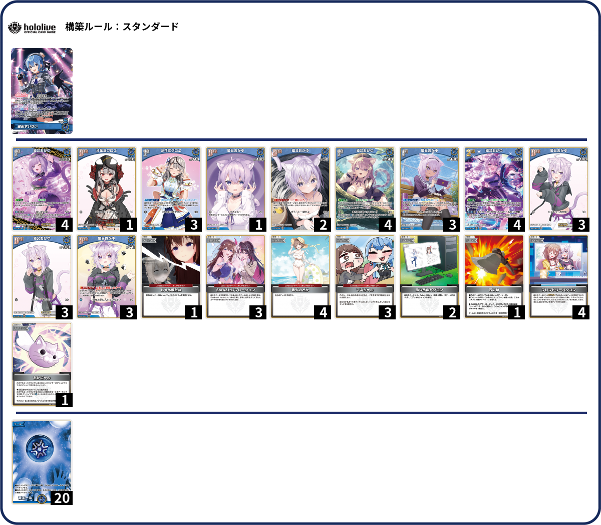 デッキコード「54RMA」のデッキ | DECK LOG（デッキログ）