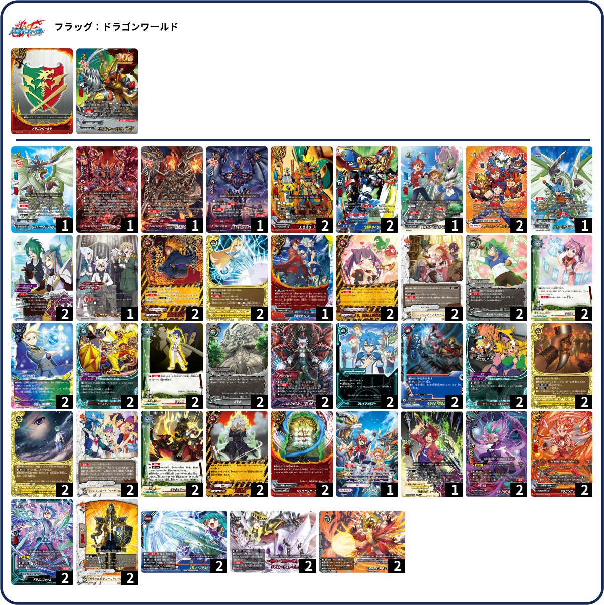 ドラゴンフォース】(スタードラゴンワールド) バディファイト