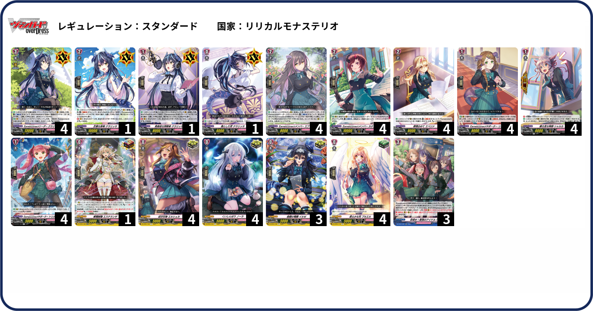 クラリッサ　デッキ　レアリティ少し高め デッキコード「5HMB」のデッキ | DECK LOG（デッキログ）