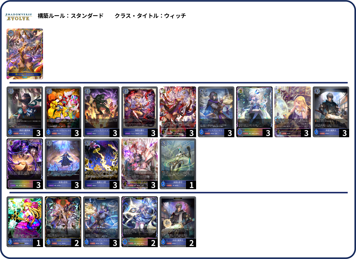 ばーん deck list