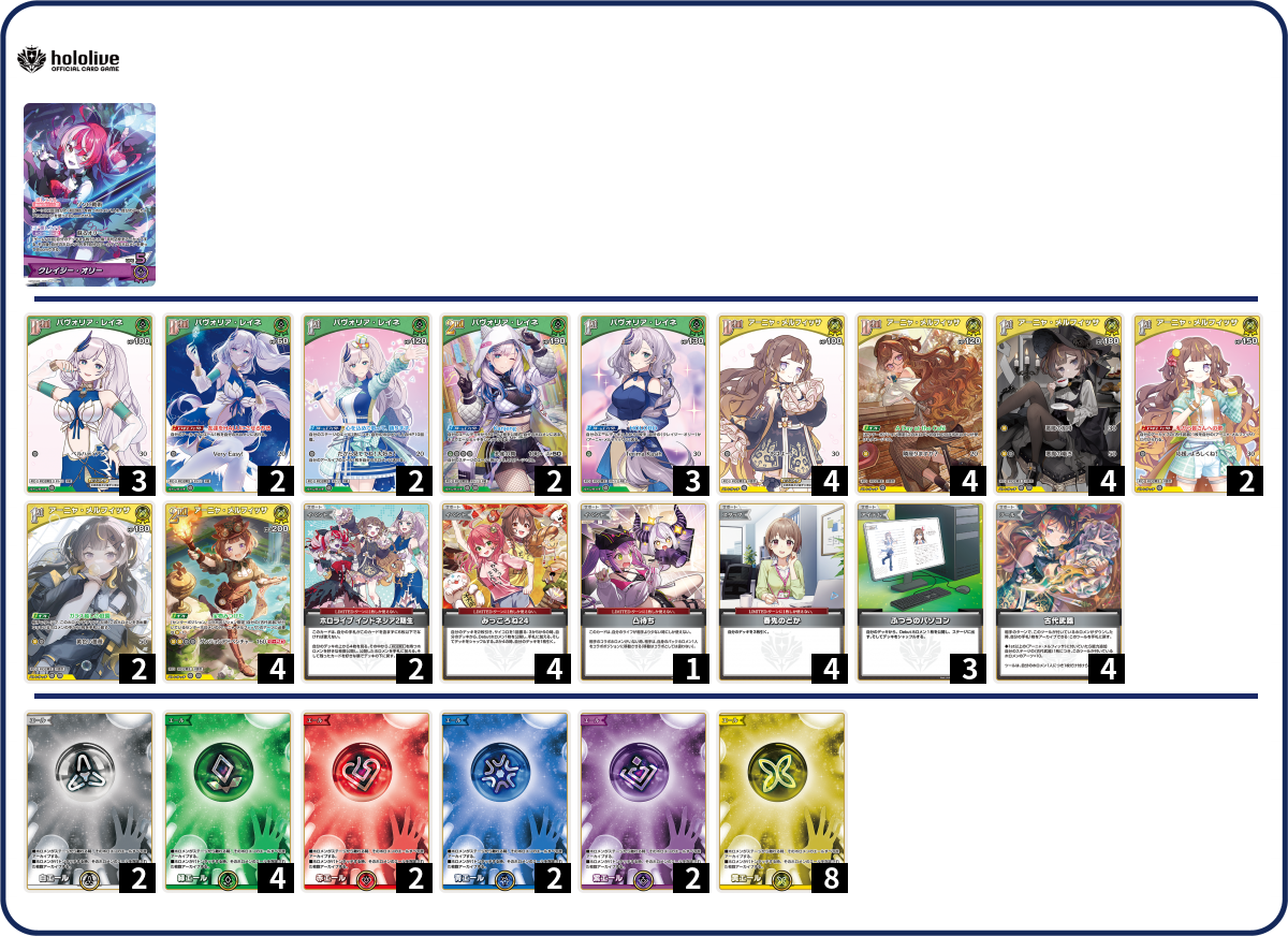 パヴォリア・レイネデッキ デッキコード「5MFCD」のデッキ | DECK LOG（デッキログ）