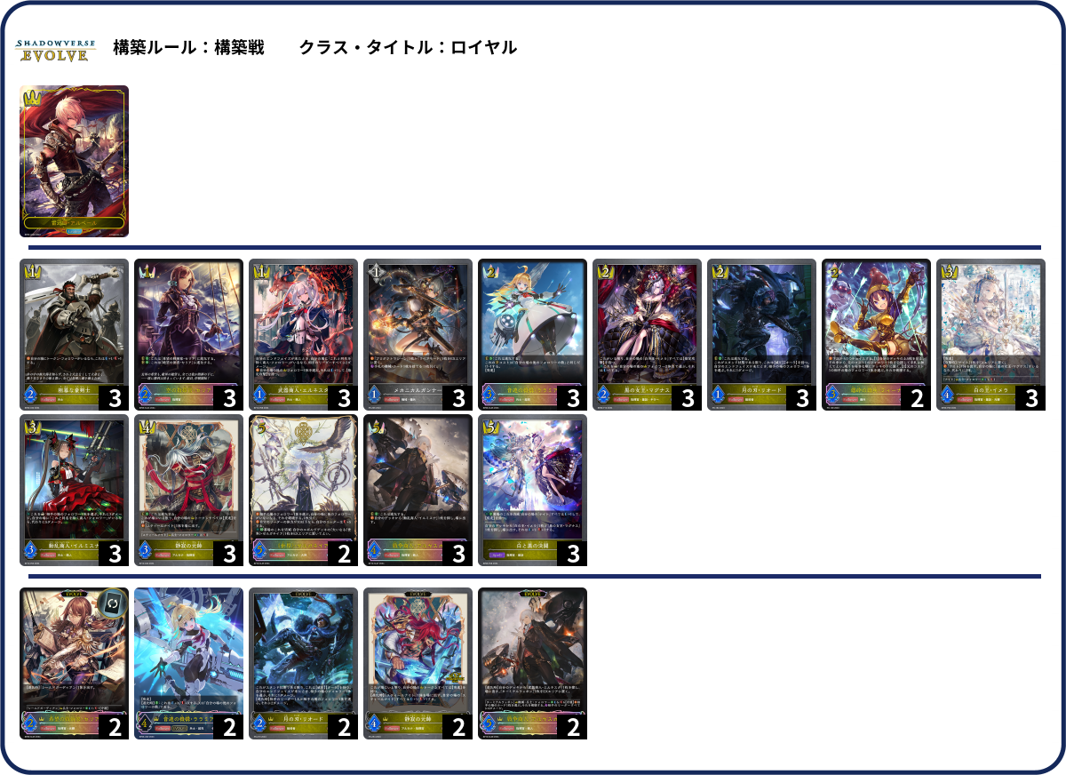 デッキコード「5RQVY」のデッキ | DECK LOG（デッキログ）