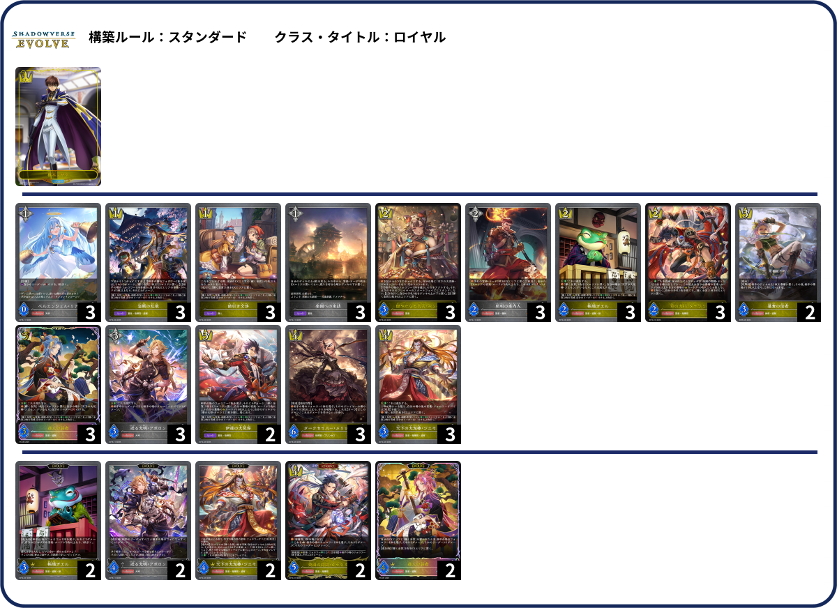 デッキコード「5UM62」のデッキ | DECK LOG（デッキログ）