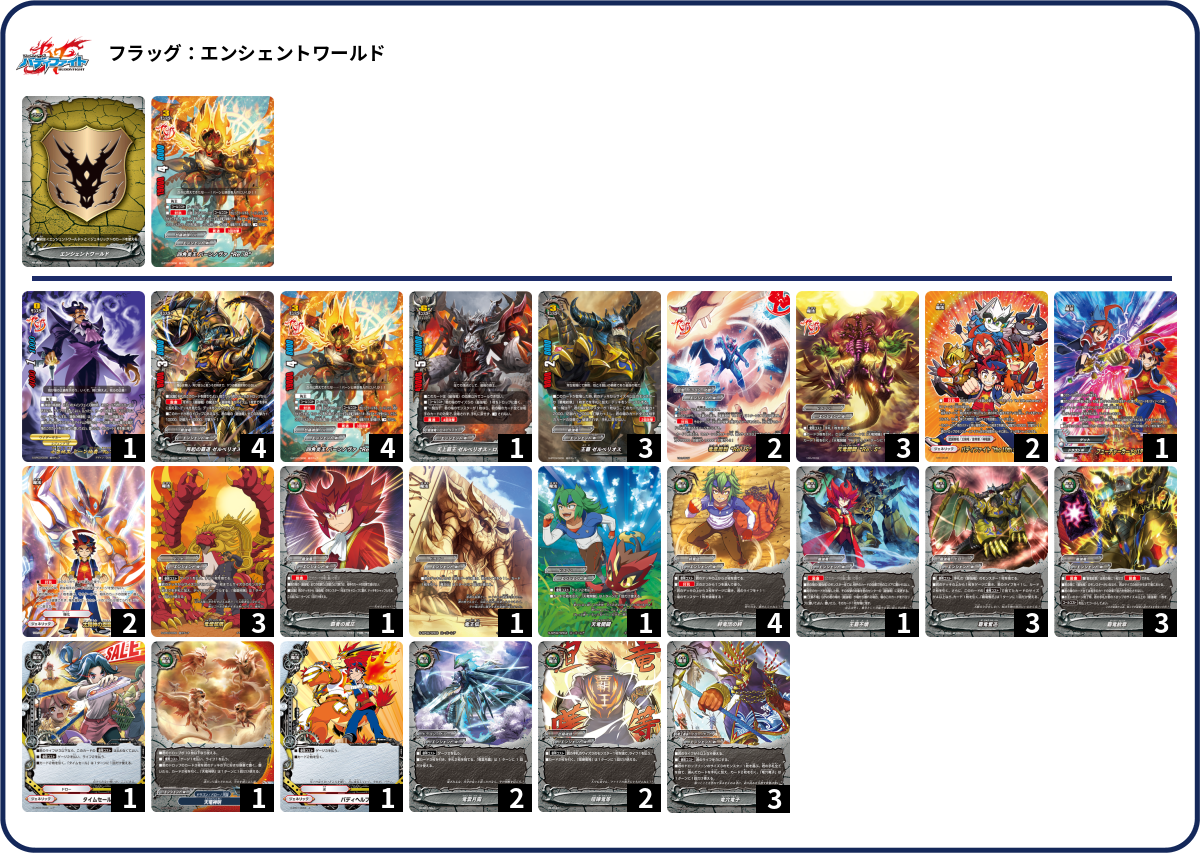 デッキコード「61M3W」のデッキ | DECK LOG（デッキログ）