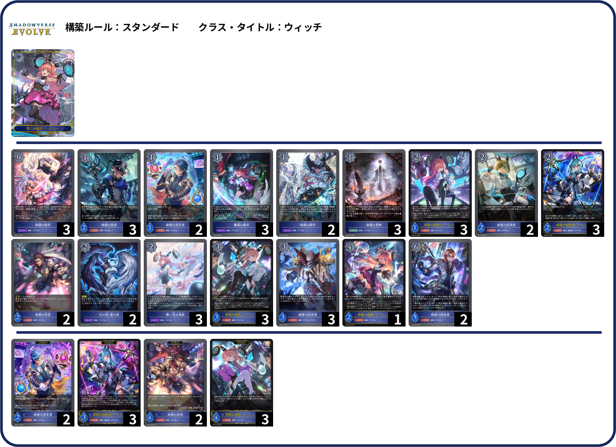 デッキコード「68MLX」のデッキ | DECK LOG（デッキログ）