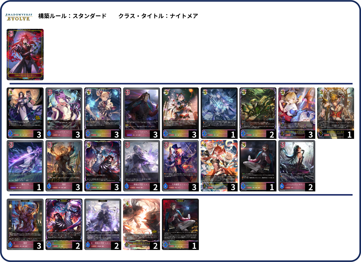 デッキコード「69XSA」のデッキ | DECK LOG（デッキログ）