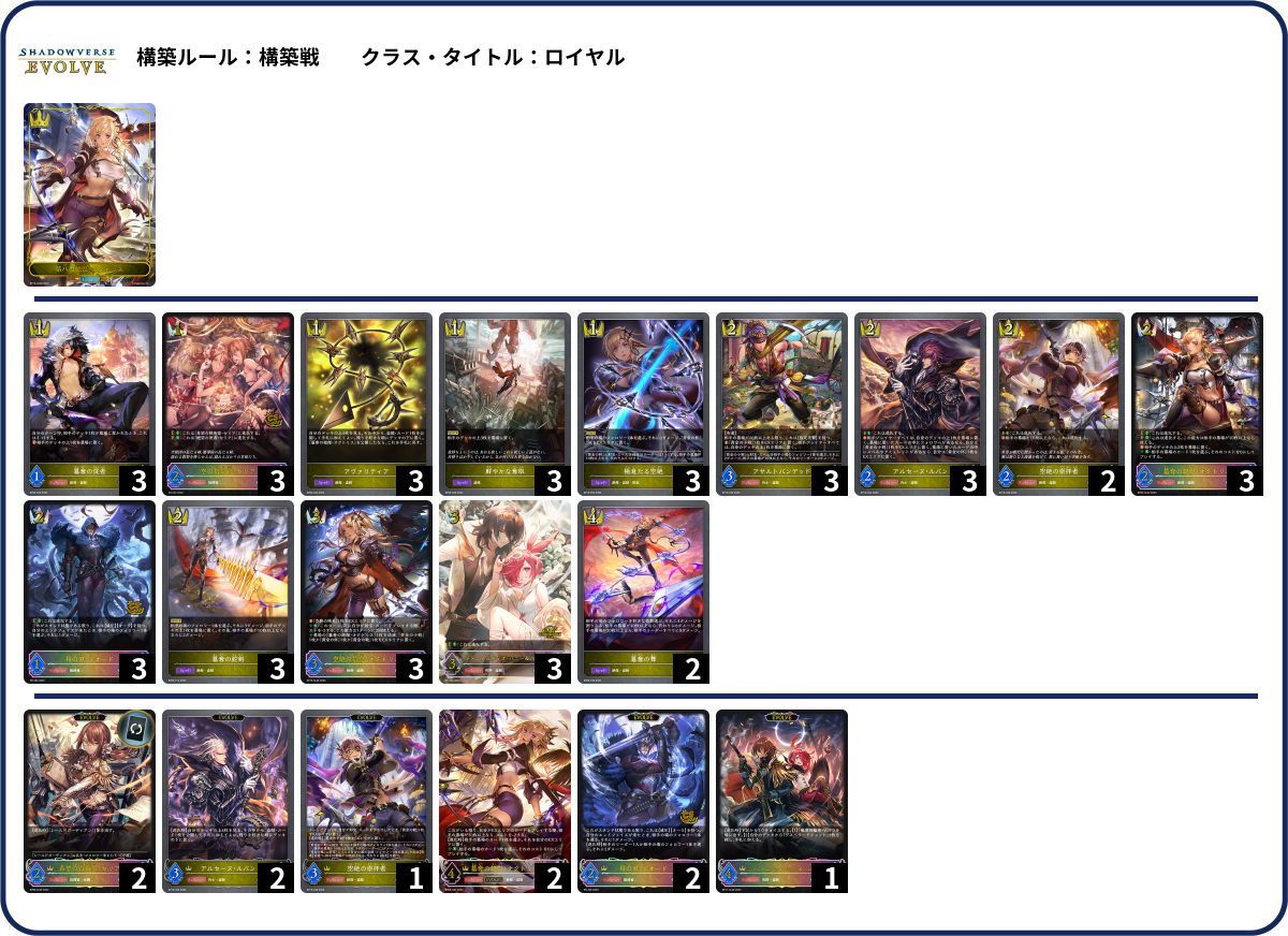 デッキコード「6FDV2」のデッキ | DECK LOG（デッキログ）