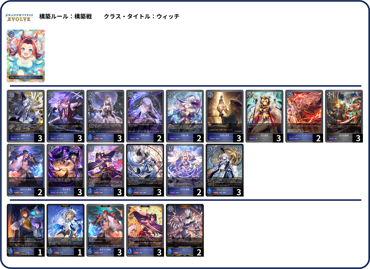 デッキコード「6PBA8」のデッキ | DECK LOG（デッキログ）