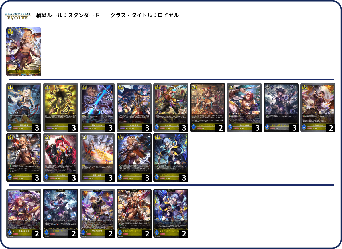 デッキコード「6QHC3」のデッキ | DECK LOG（デッキログ）