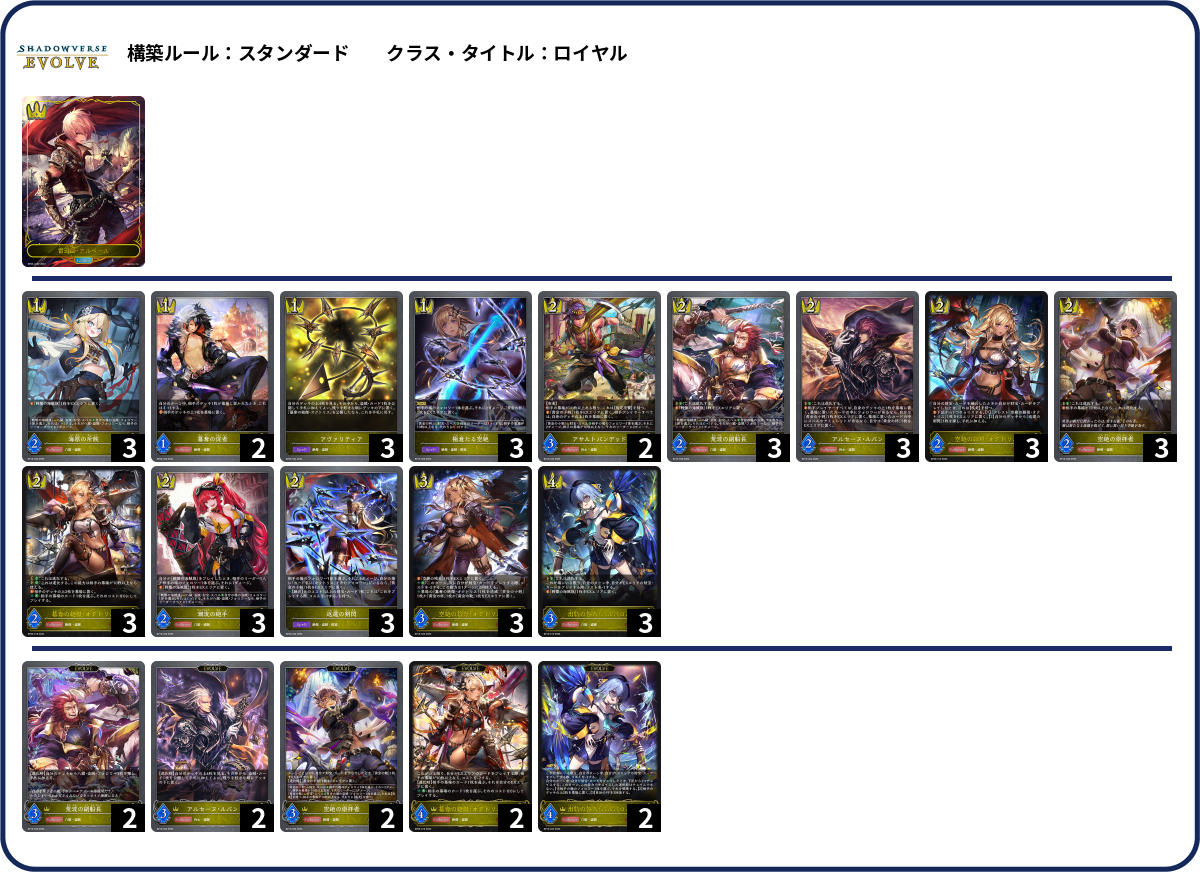 デッキコード「6VZLH」のデッキ | DECK LOG（デッキログ）