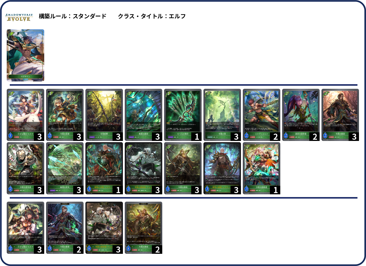 セッカなし deck list