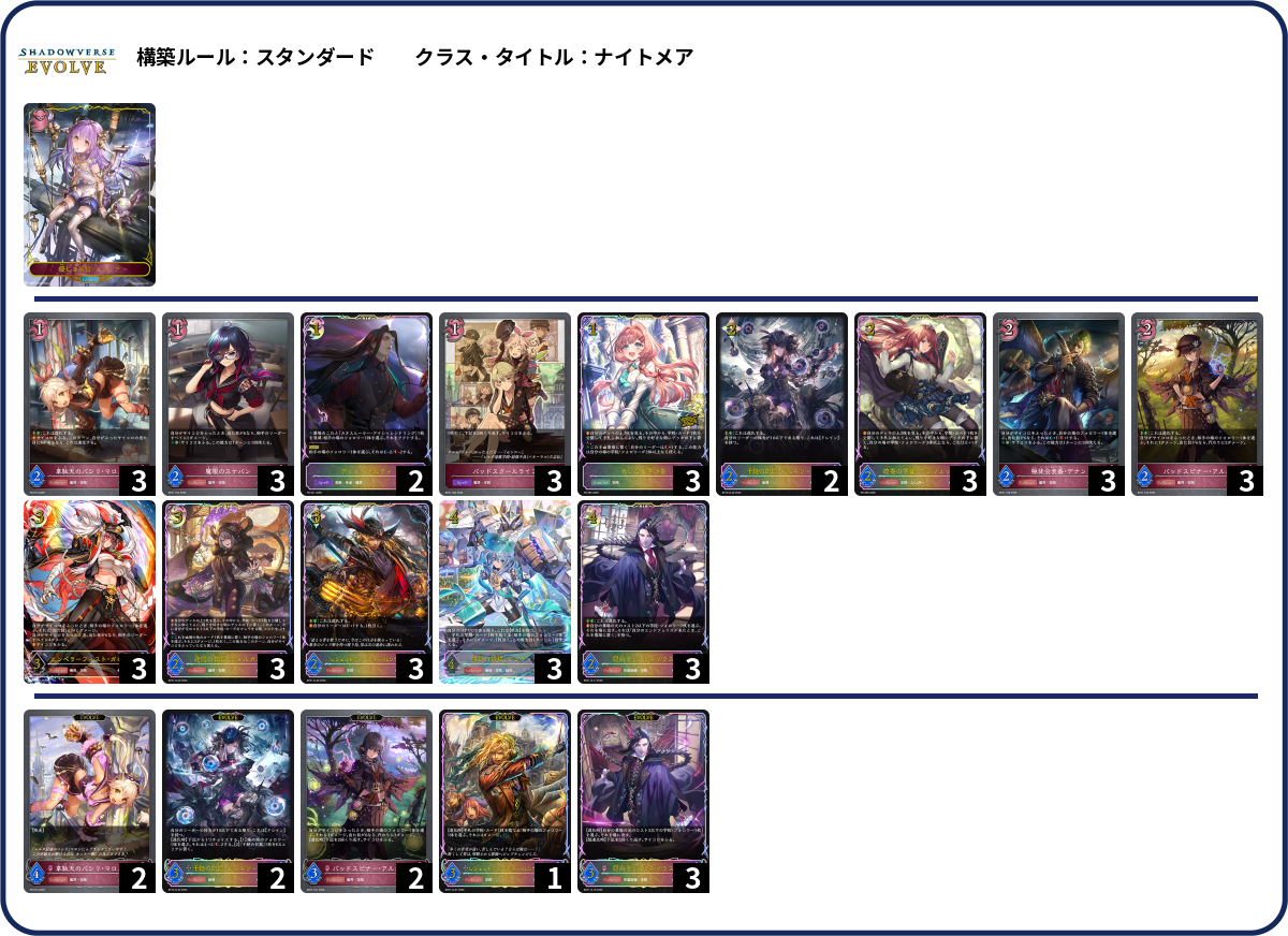冴えてる deck list