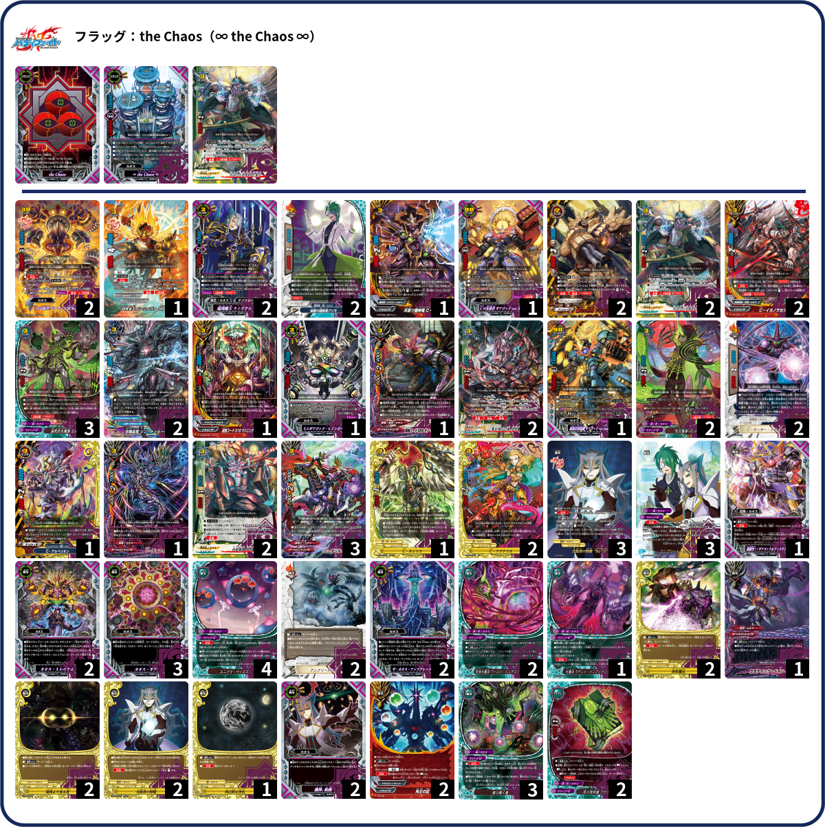 デッキコード「775RX」のデッキ | DECK LOG（デッキログ）