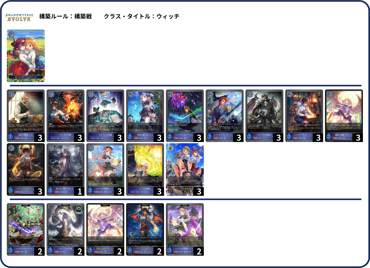 デッキコード「77BHU」のデッキ | DECK LOG（デッキログ）