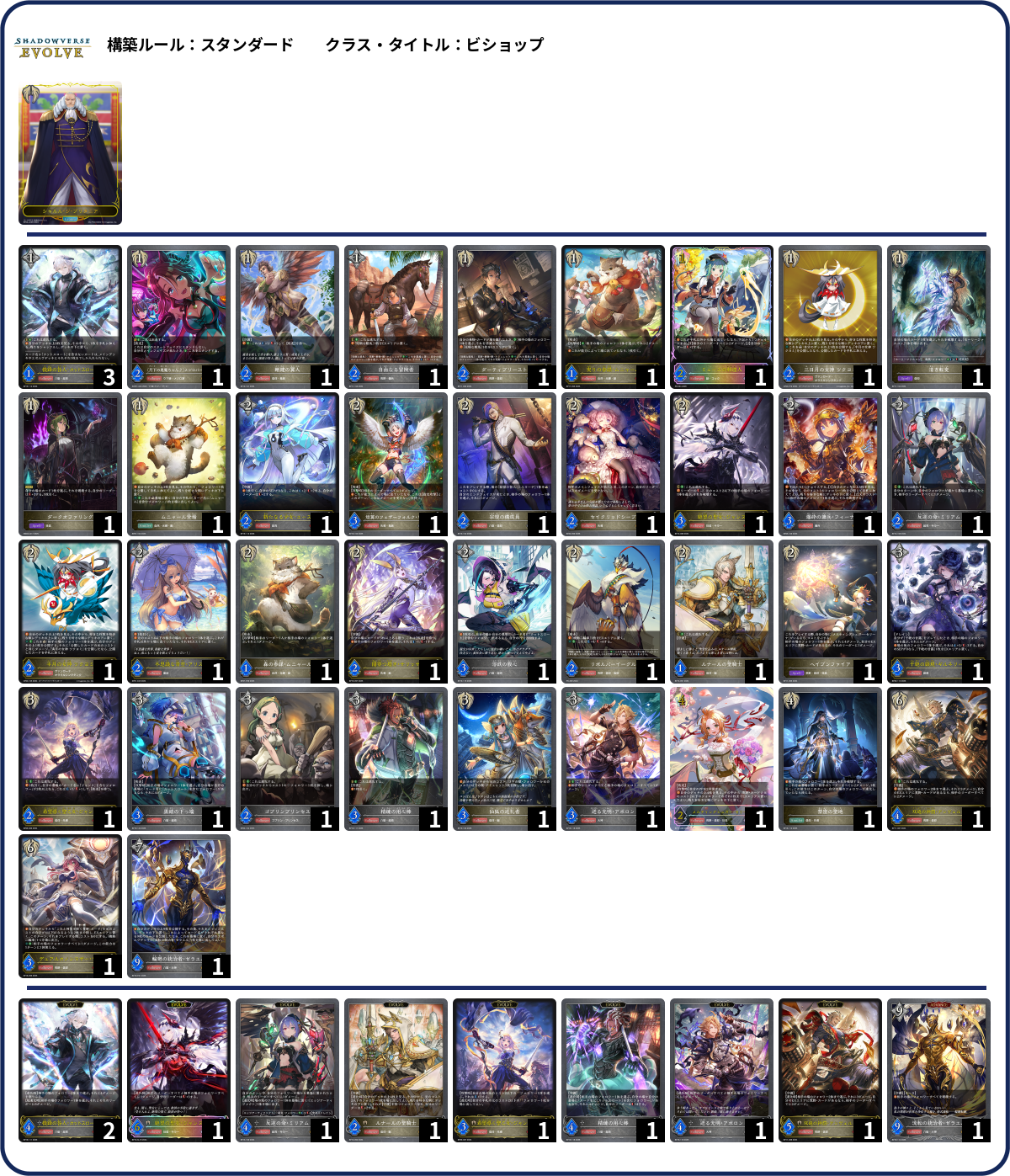 86 deck list