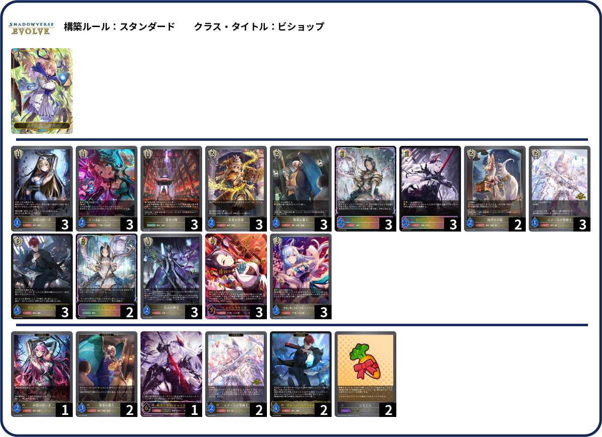 透狂信メジロエイラビショップ deck list