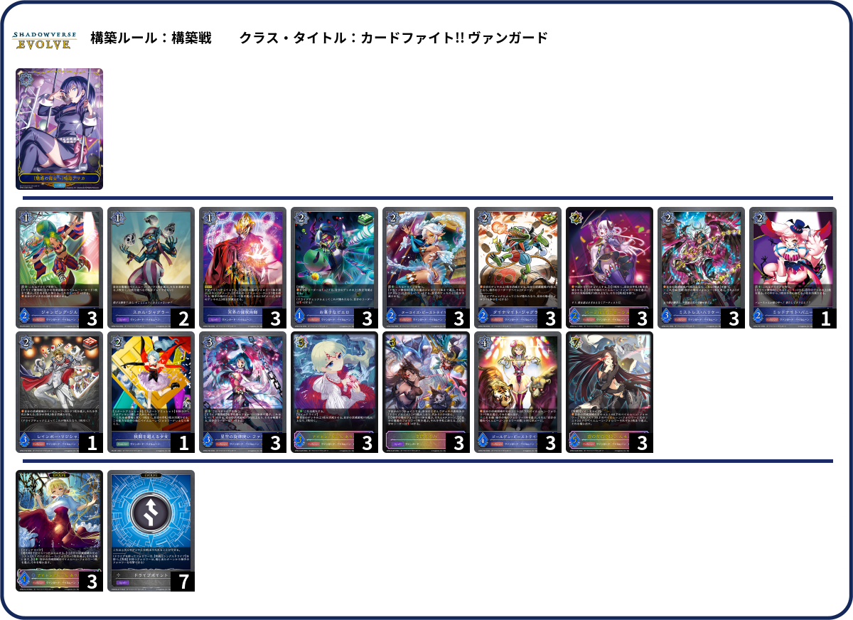 デッキコード「7K6BB」のデッキ | DECK LOG（デッキログ）