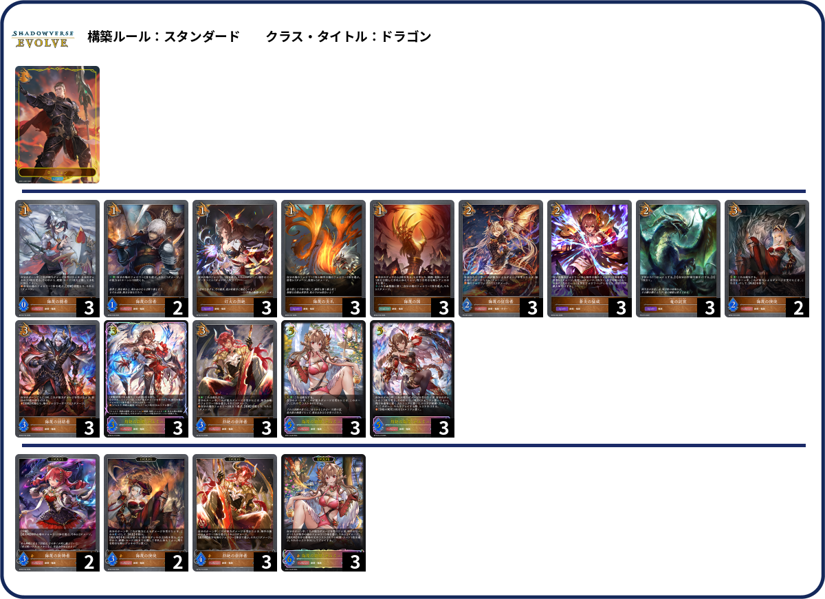侮蔑ドラ deck list