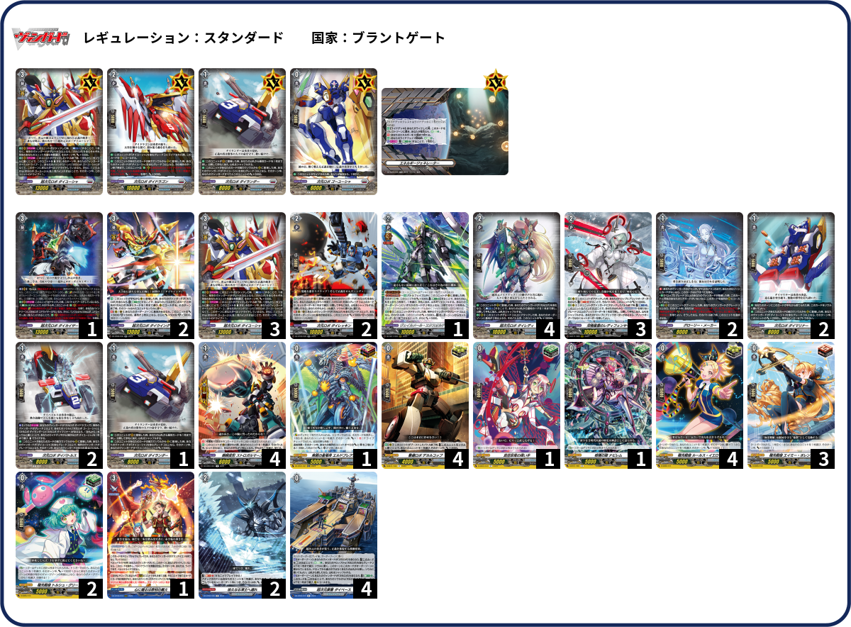 第142回目：ダイユーシャ(Dスタン) | 真幻 緋蓮のVGデッキ紹介