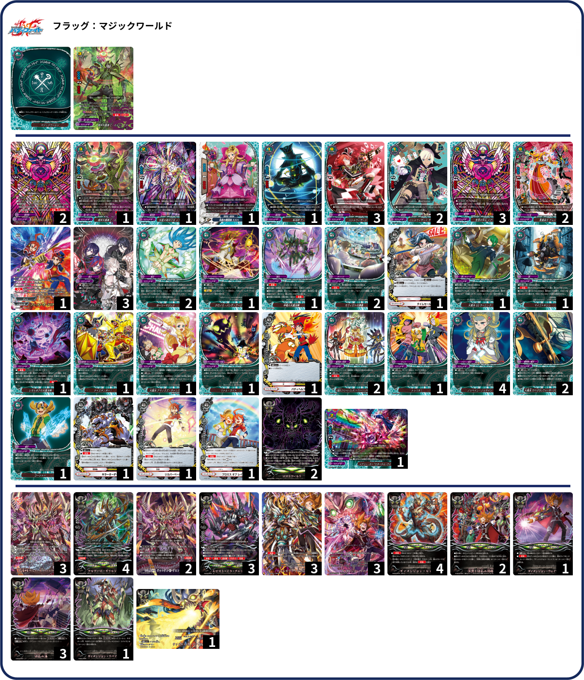 デッキコード「8AT5」のデッキ | DECK LOG（デッキログ）