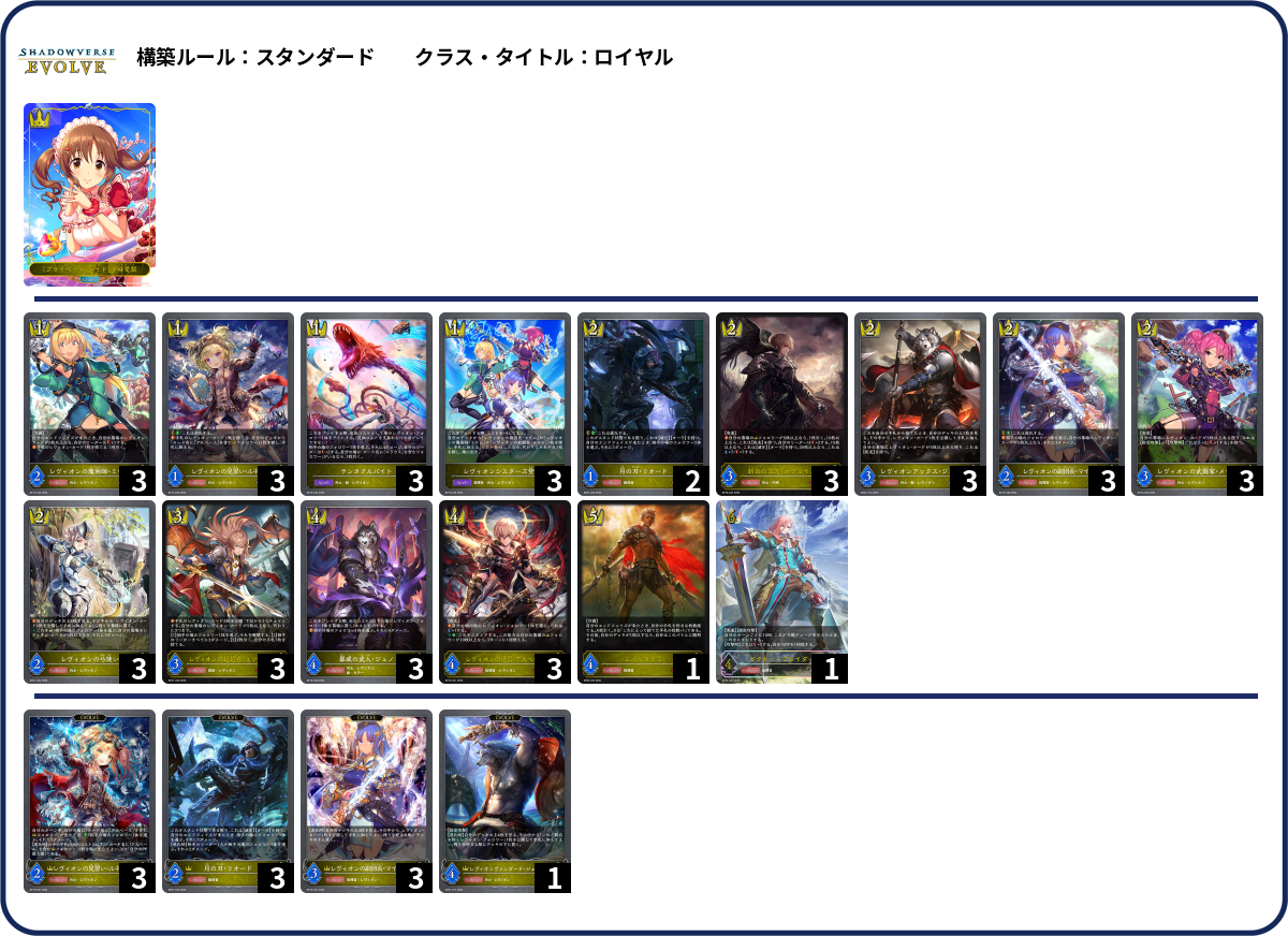 デッキコード「8RXBS」のデッキ | DECK LOG（デッキログ）
