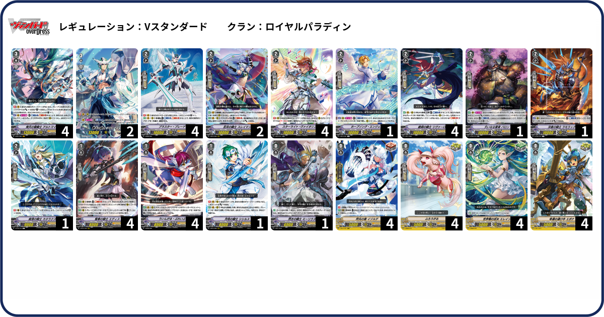 ヴァンガード Pスタンダード用デッキ ロイヤルパラディン 宝石