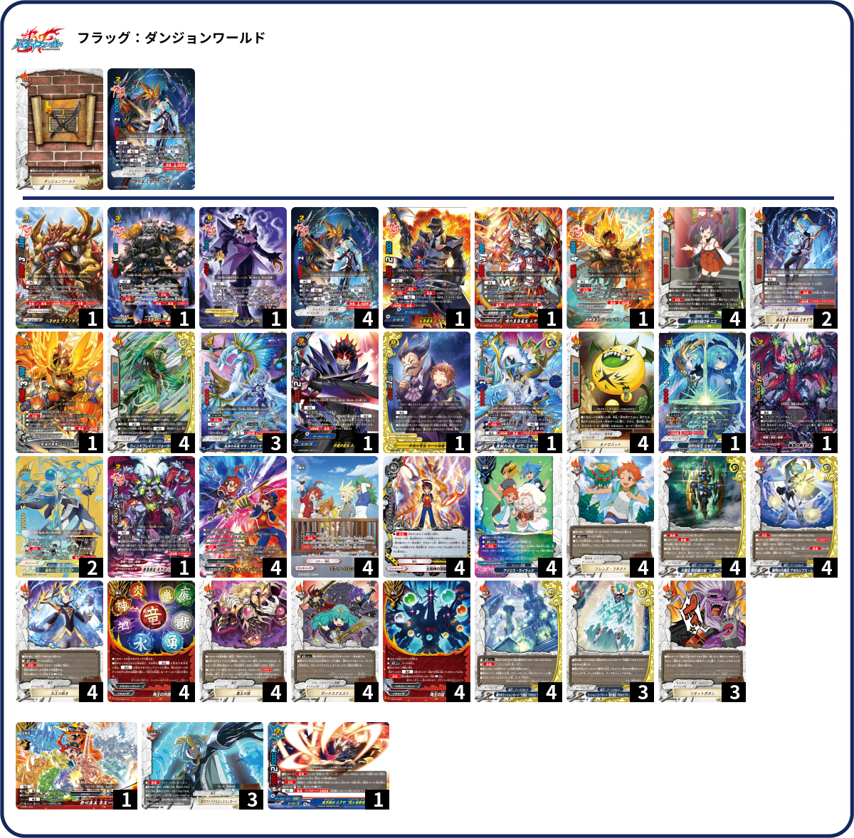 デッキコード「A0SL」のデッキ | DECK LOG（デッキログ）
