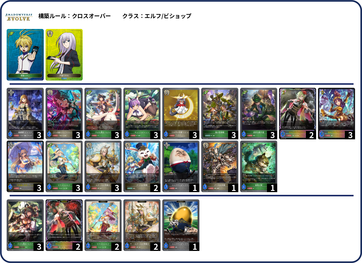エル　デッキ　高レア　msr多数あり デッキコード「AE2X6」のデッキ | DECK LOG（デッキログ）