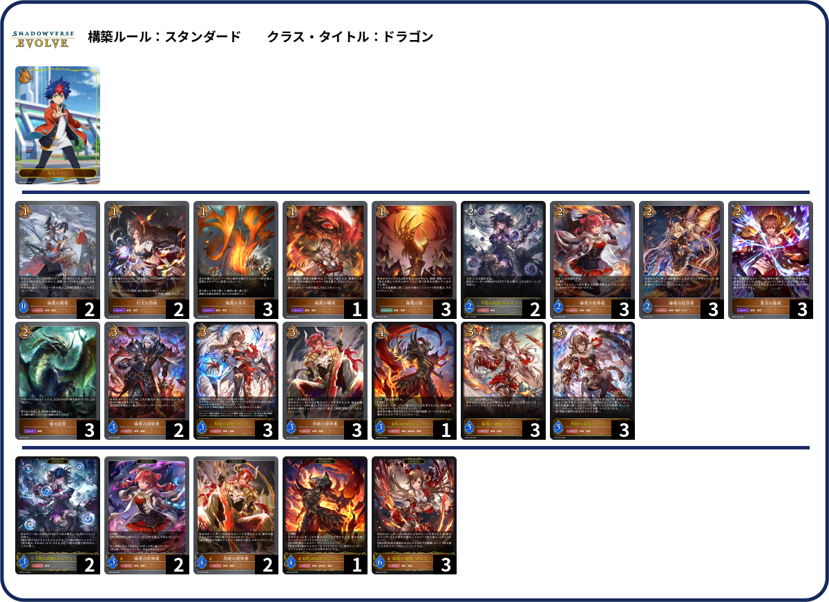 ゆ*な様 侮蔑ドラゴン　デッキ デッキコード「D8ZGL」のデッキ | DECK LOG（デッキログ）