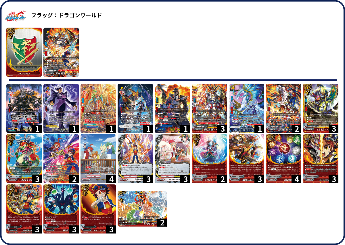 デッキコード「DAWL」のデッキ | DECK LOG（デッキログ）