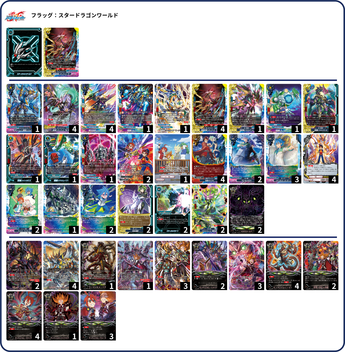 デッキコード「DD2G」のデッキ | DECK LOG（デッキログ）