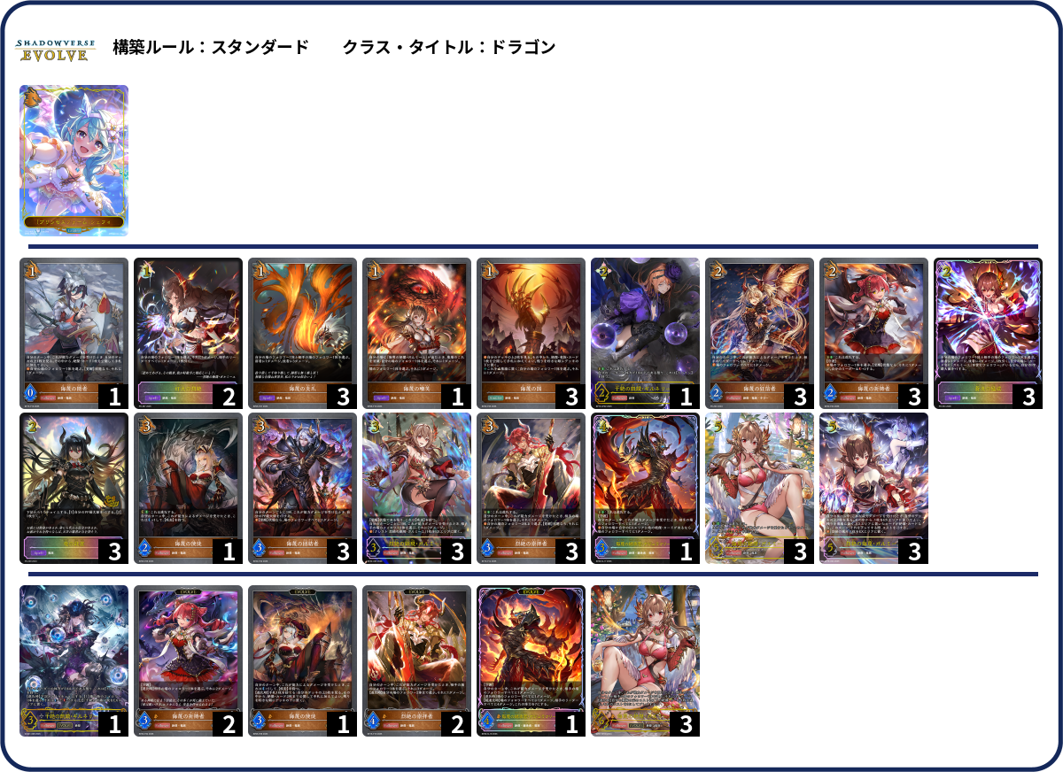 侮蔑ドラゴン deck list