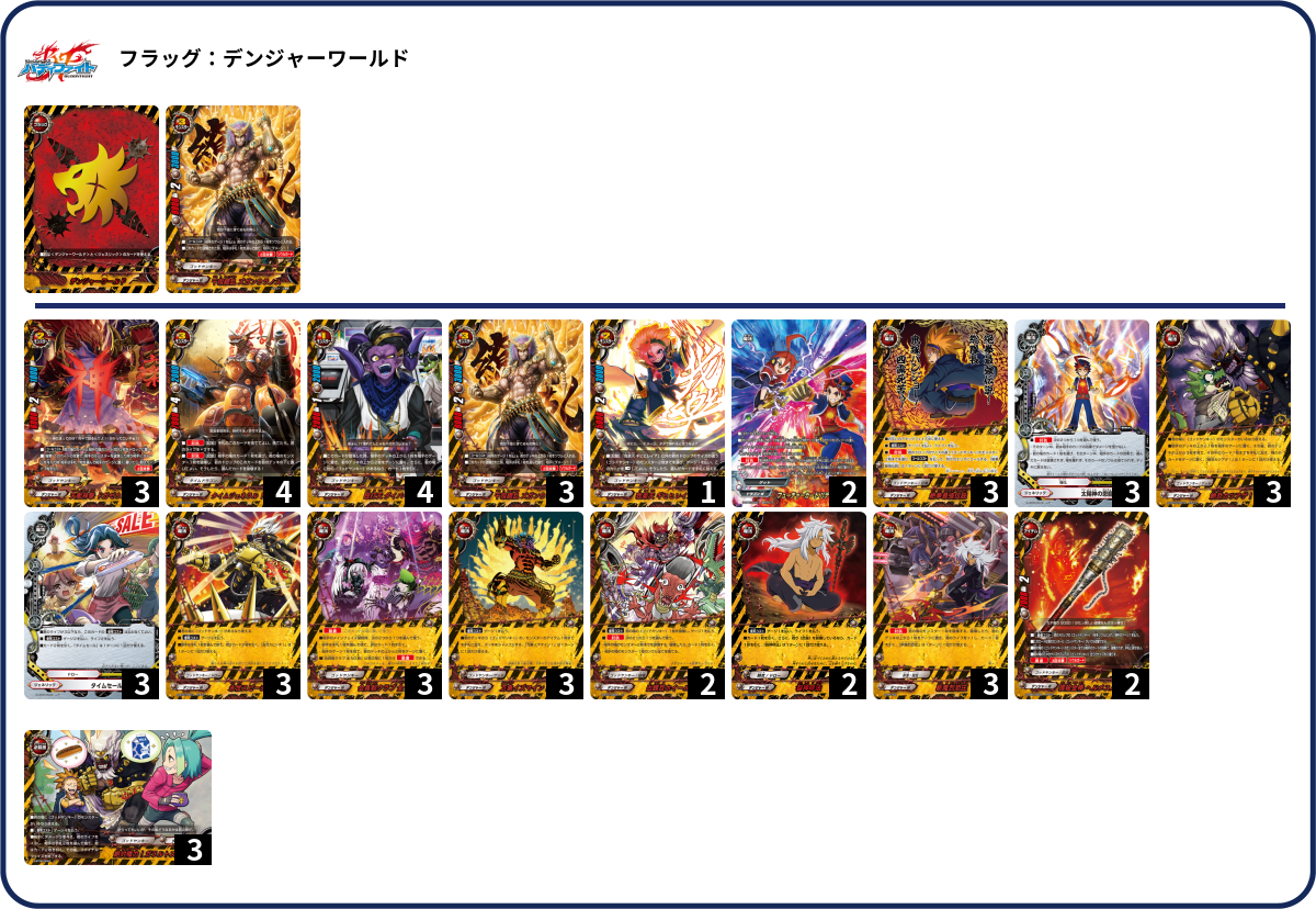 デッキコード「HR7R」のデッキ | DECK LOG（デッキログ）