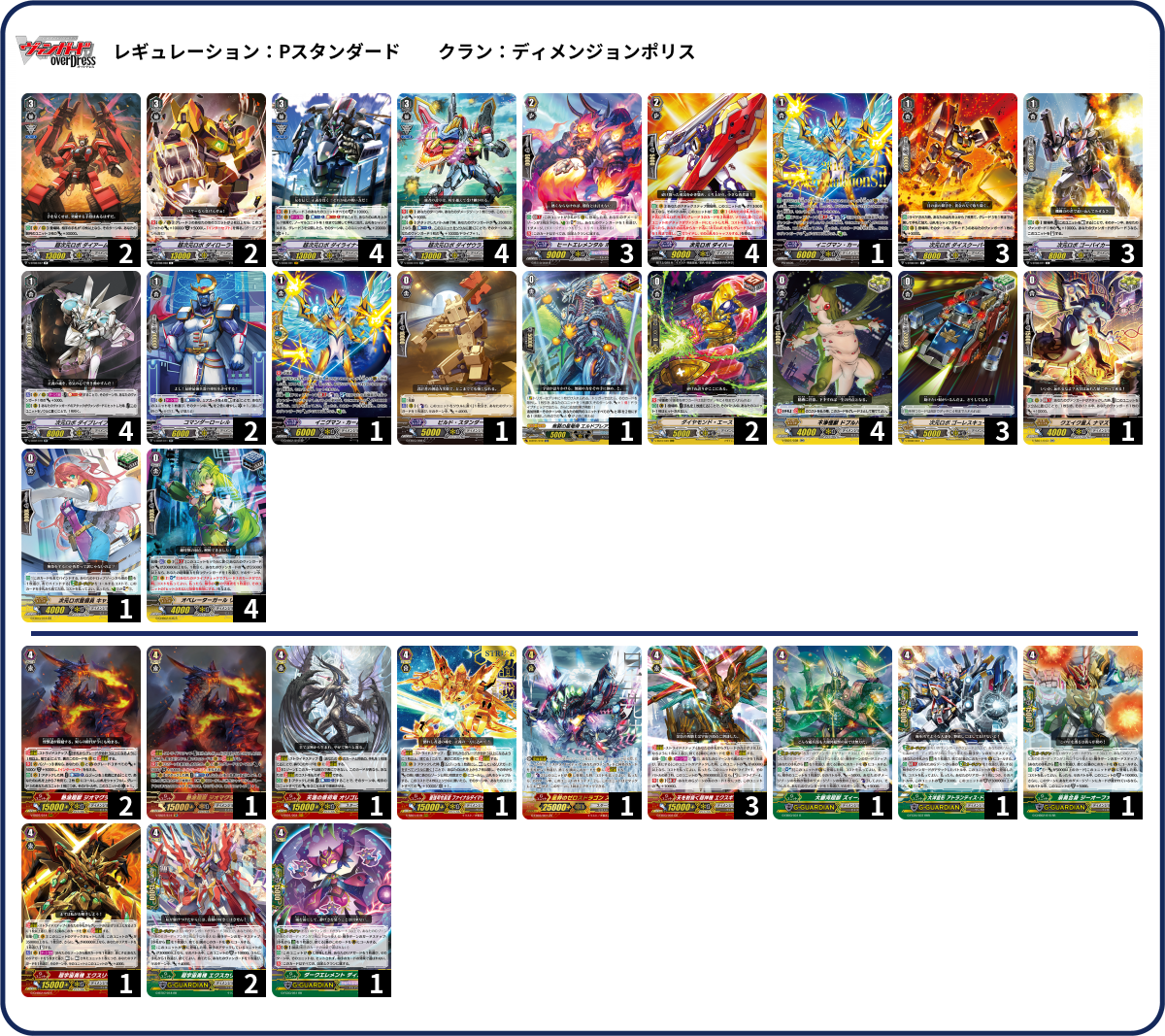 デッキコード「HUS9」のデッキ | DECK LOG（デッキログ）