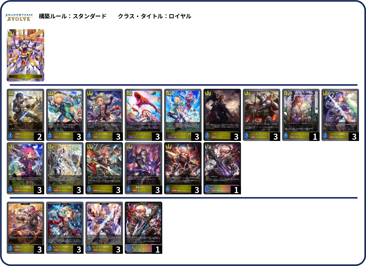 レヴィオン deck list