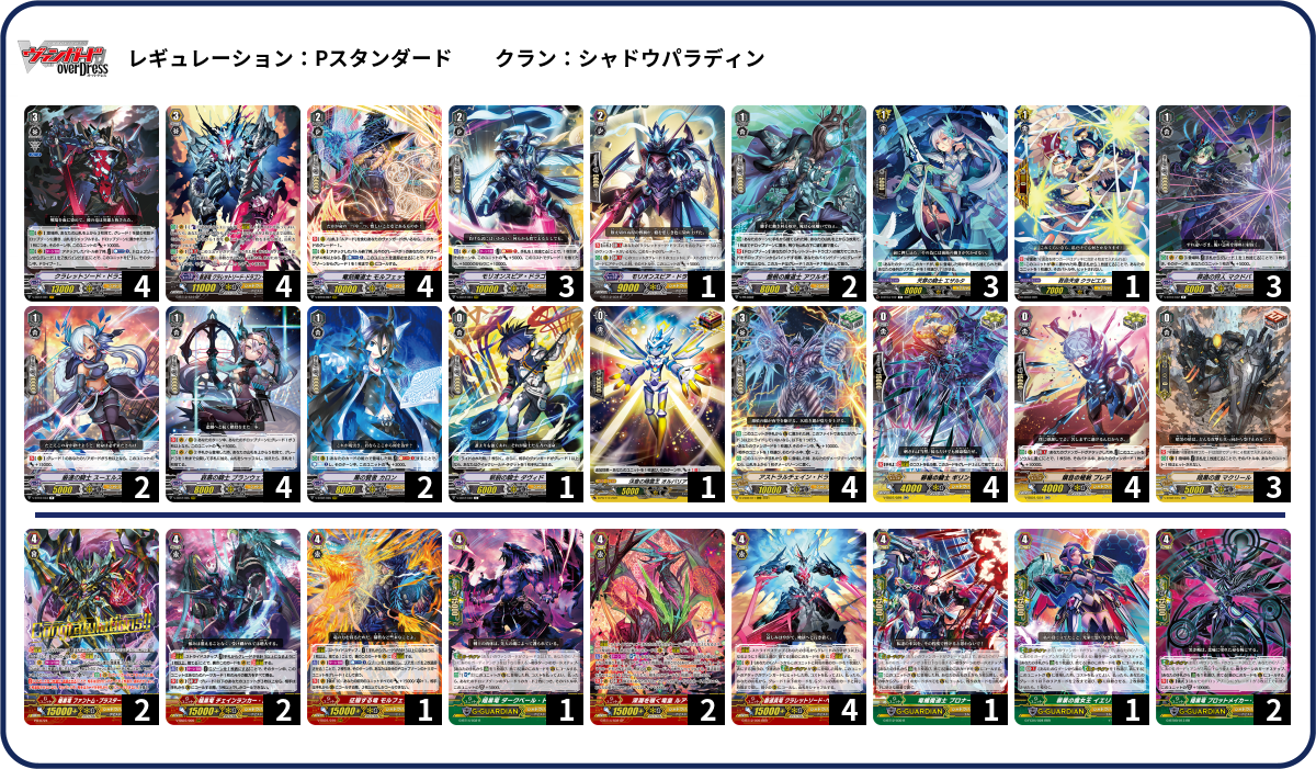 シャドウパラディン ルアード 超越 デッキ ヴァンガード シャドウパラディン 超越 ルアード デッキ