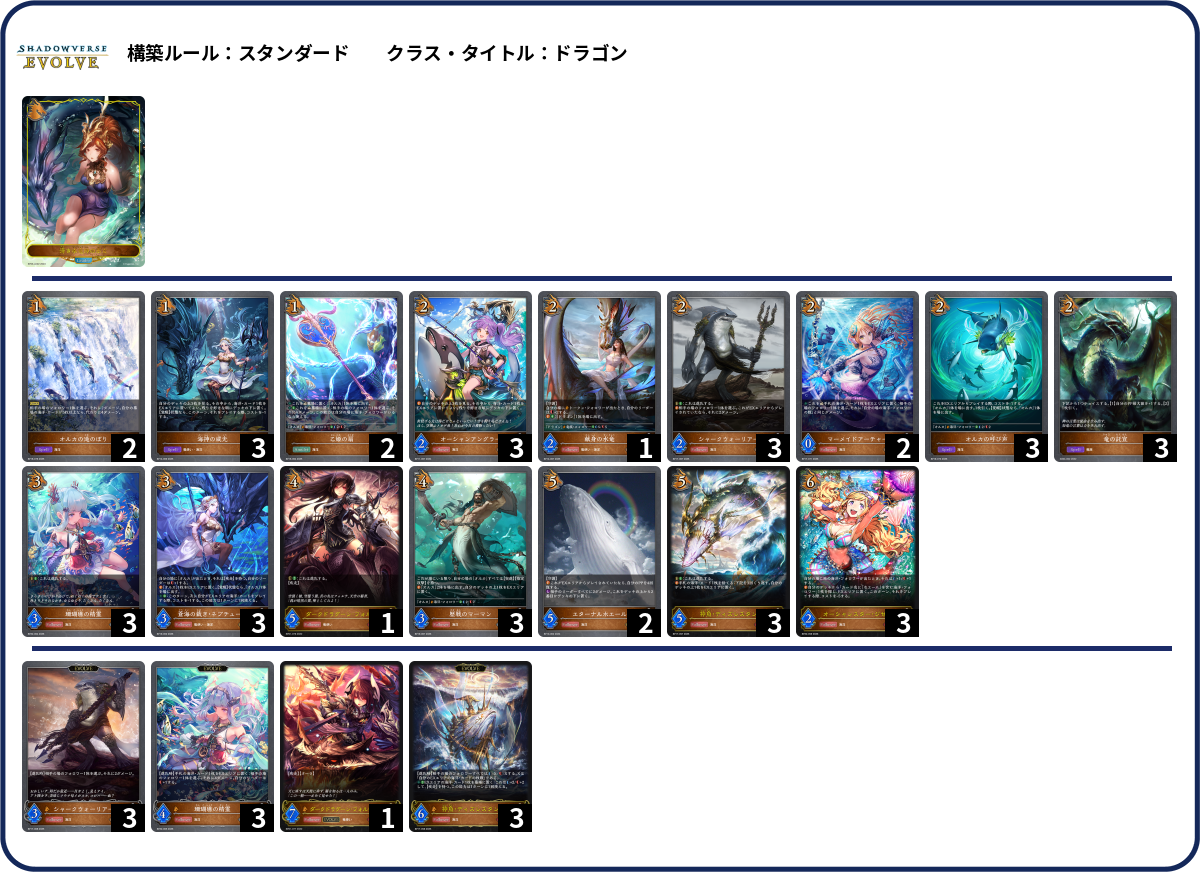 ホエール海洋 deck list