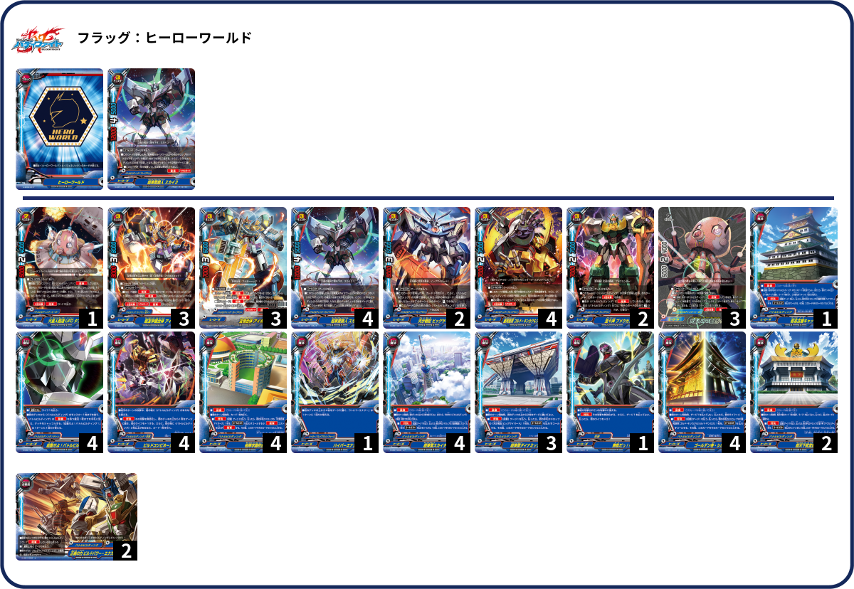 デッキコード「JX6W」のデッキ | DECK LOG（デッキログ）