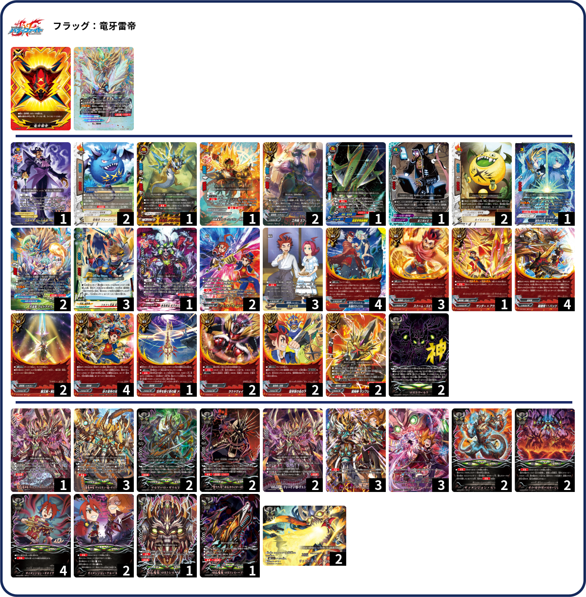 デッキコード「KUR4」のデッキ | DECK LOG（デッキログ）